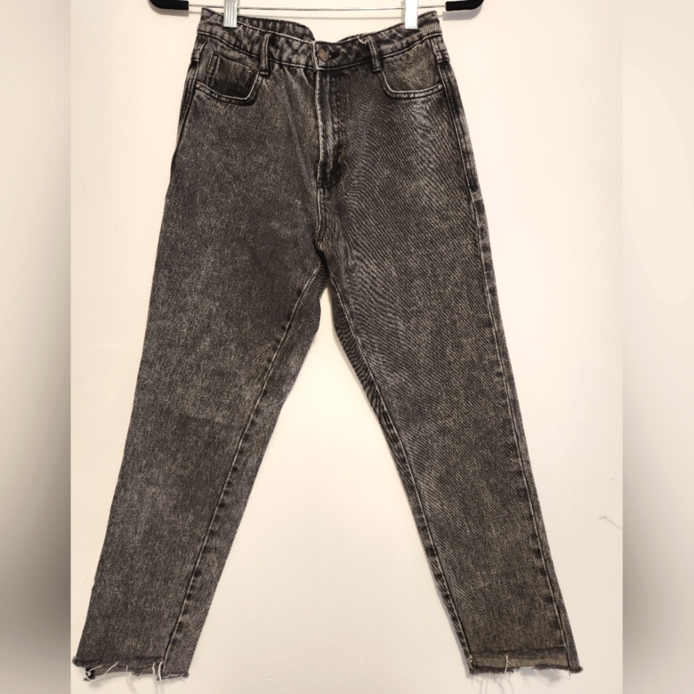 Zara Trafaluc Denim Wear Black Washed Jeans Size 4
